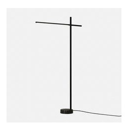 LedsC4 - Luminaria pie de salón TUBS LED 10,5W 3000K negro