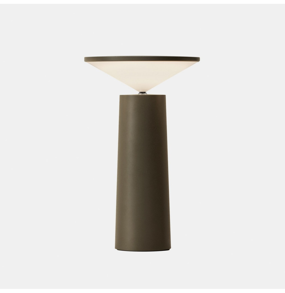 LedsC4 - Luminaria sobremesa COCKTAIL LED 3W 237lm 2700K gris oliva