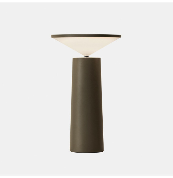 LedsC4 - Luminaria sobremesa COCKTAIL LED 3W 237lm 2700K gris oliva