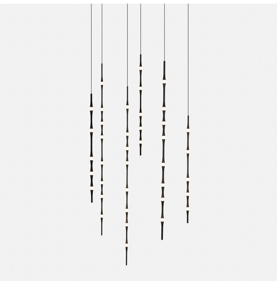 LedsC4 - Luminaria colgante DEW LED 17,5W 1383lm 2700K DALI negro LedsC4 - Luminaria colgante DEW LED 17,5W 1383lm 2700K DALI negro