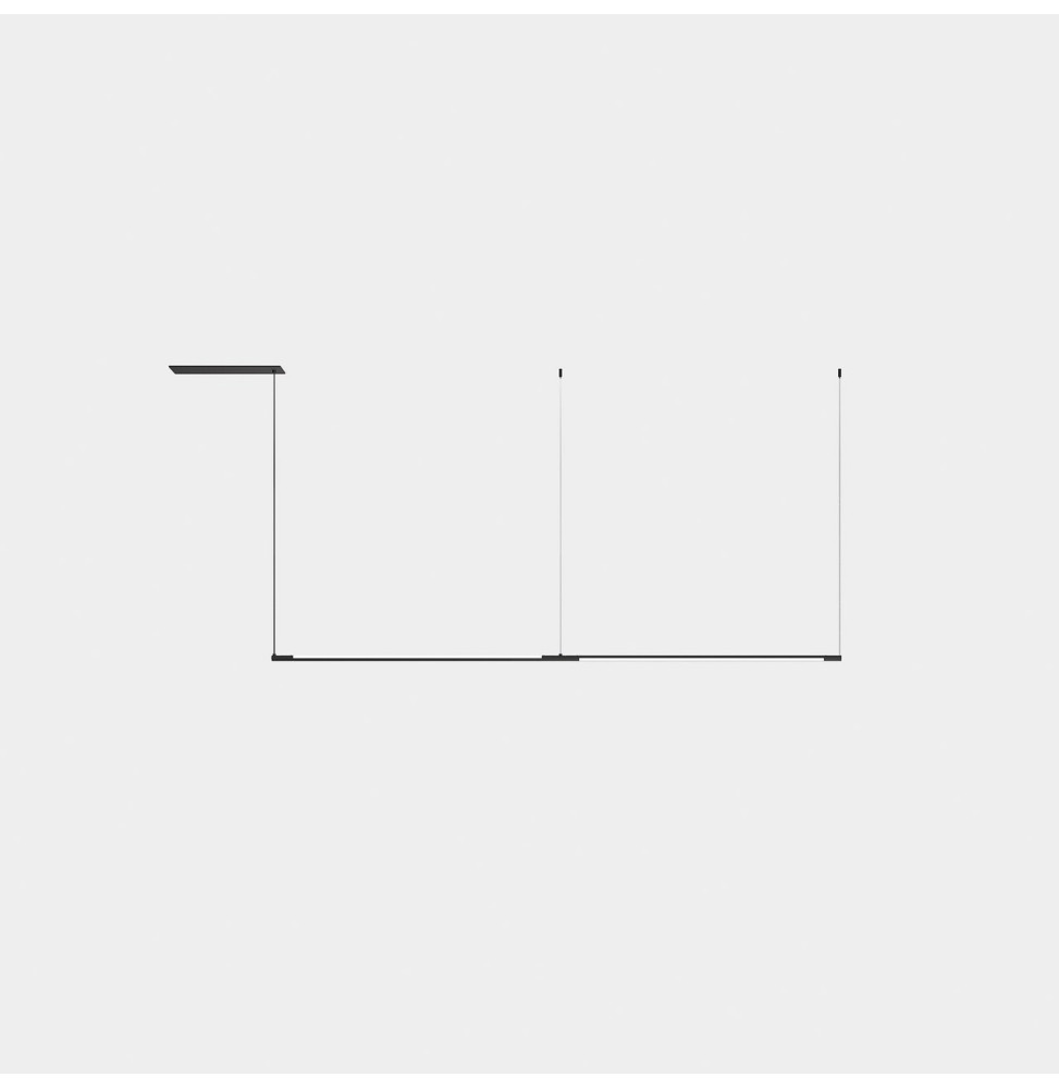 LedsC4 - Luminaria colgante TUBS modular LED 30,5W 1125lm 3000K negro LedsC4 - Luminaria colgante TUBS modular LED 30,5W 1125lm 3000K negro
