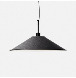 LedsC4 - Luminaria colgante SHOEMAKER 669mm LED 20W 1088lm TW 2700K-6500K DALI DT8 negro gris