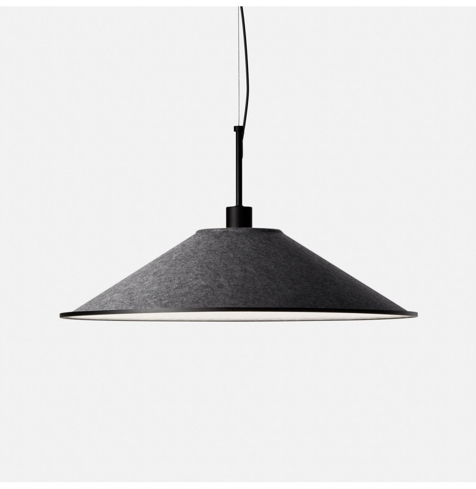LedsC4 - Luminaria colgante SHOEMAKER 669mm LED 20W 1088lm TW 2700K-6500K DALI DT8 negro gris