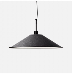 LedsC4 - Luminaria colgante SHOEMAKER 669mm LED 20W 1088lm TW 2700K-6500K DALI DT8 negro gris