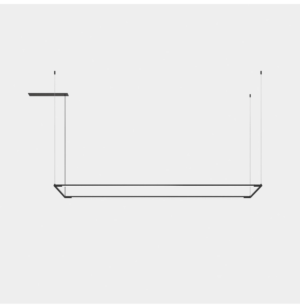 LedsC4 - Luminaria colgante TUBS modular LED 107,2W 3936lm 3000K DALI negro LedsC4 - Luminaria colgante TUBS modular LED 107,2W 3936lm 3000K DALI negro