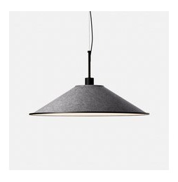 LedsC4 - Luminaria colgante SHOEMAKER 669mm LED 20W 1088lm TW 2700K-6500K DALI DT8 negro gris