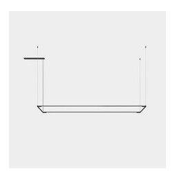 LedsC4 - Luminaria colgante TUBS modular LED 107,2W 3936lm 3000K negro