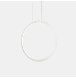 LedsC4 - Luminaria colgante circular vertical INWARD 900mm empotrado LED 45,6W 1917lm 4000K 0-10V blanco