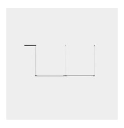 LedsC4 - Luminaria colgante TUBS modular LED 30,5W 1125lm 3000K DALI negro