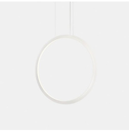LedsC4 - Luminaria colgante circular vertical INWARD 600mm empotrado LED 31,7W 1685lm 4000K 0-10V blanco