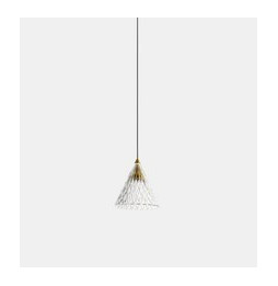 LedsC4 - Luminaria colgante empotrable VENETO 100-240V LED 6,7W oro/blanco mate