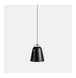 LedsC4 - Luminaria colgante NAPA pequeña E27 23W negro