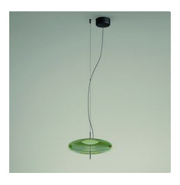 LedsC4 - Luminaria colgante PLAT sempotrable LED 10,5W 2700K DALI negro 805lm