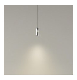 LedsC4 - Luminaria colgante D-TRACK cilindrica 100 cable 2200mm E27 40W negro