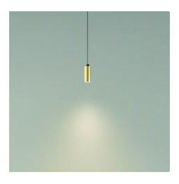 LedsC4 - Luminaria colgante D-TRACK cilindrica 95mm cable 2200mm E27 40W oro mate