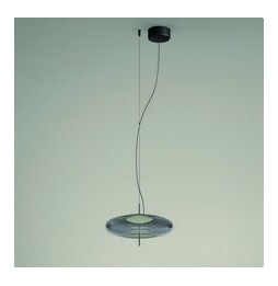 LedsC4 - Luminaria colgante PLAT superficie LED 10,5W 2700K negro 762lm