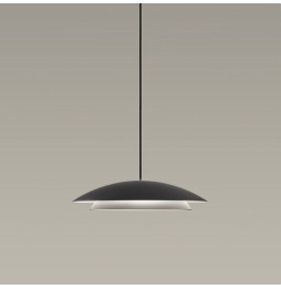 LedsC4 - Luminaria colgante NOWAY pequeña LED 16,5W 2700K corte de fase negro 618lm