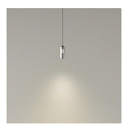 LedsC4 - Luminaria colgante D-TRACK cilindrica 100 cable 670mm E27 40W negro