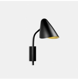LedsC4 - Aplique ORGANIC E14 23W negro oro