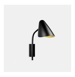 LedsC4 - Aplique ORGANIC E14 23W negro oro