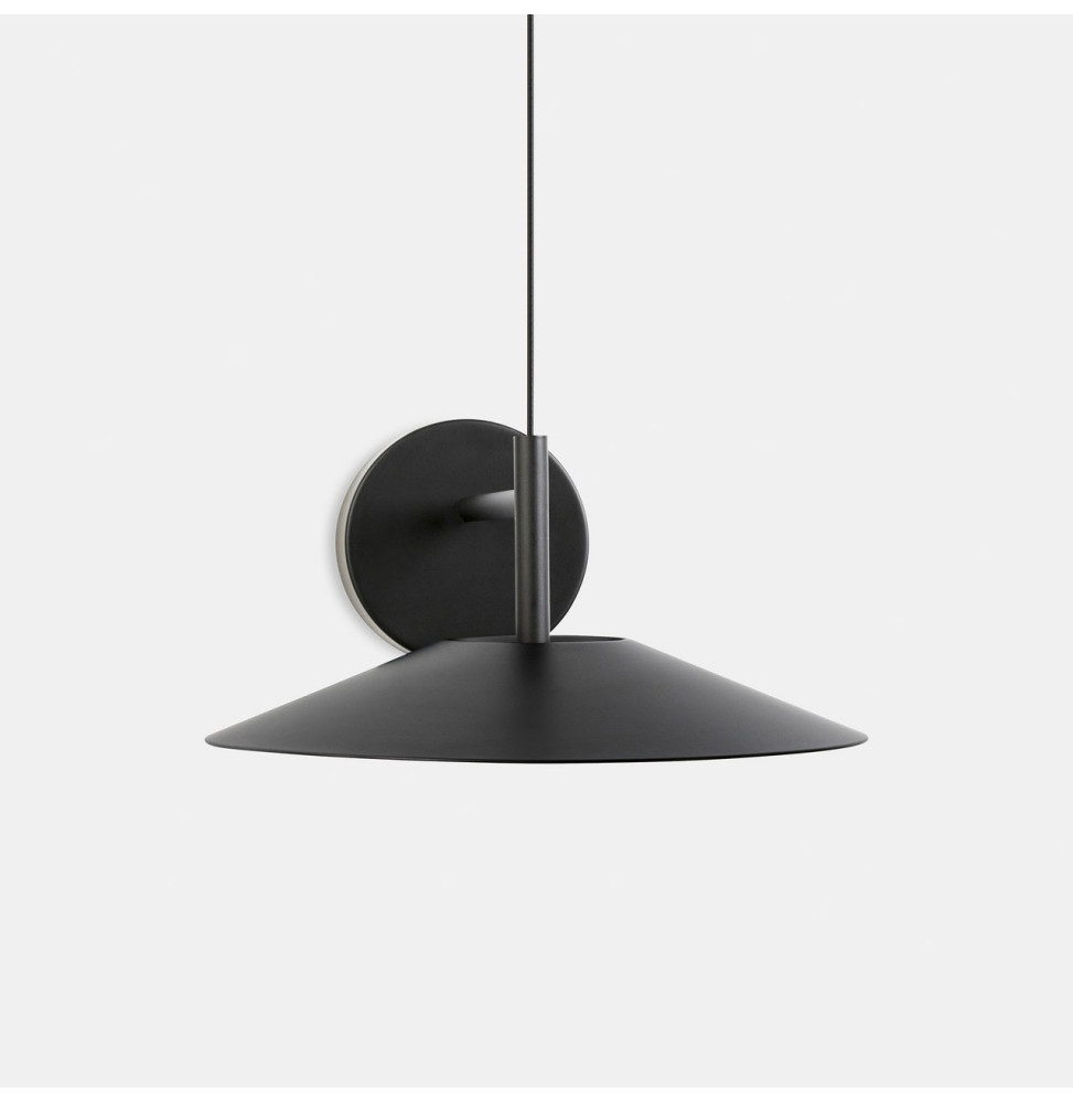 LedsC4 - Aplique H LED 14,9W 2700K negro 553lm LedsC4 - Aplique H LED 14,9W 2700K negro 553lm