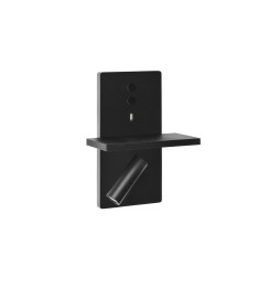 LedsC4 - Aplique ELAMP LED 2,2W 2700K negro