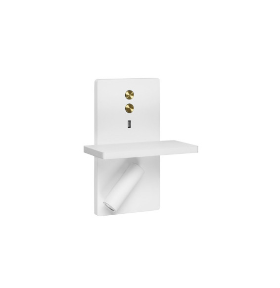 LedsC4 - Aplique ELAMP LED 2,2W 2700K blanco oro