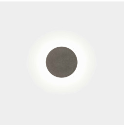 LedsC4 - Aplique IP65 MOAL doble LED 8,2W 3000K cemento gris urbano 312lm