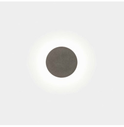 LedsC4 - Aplique IP65 MOAL doble LED 8,2W 3000K cemento gris urbano 312lm
