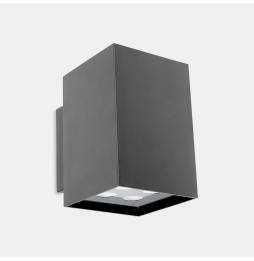 LedsC4 - Aplique IP55 AFRODITA Power LED 17,4W 4000K 1203lm gris urbano