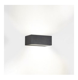 LedsC4 - Aplique IP65 Nemesis LED 70x170mm LED 10,5W 2700K gris urbano 834lm