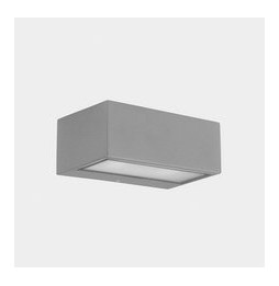 LedsC4 - Aplique IP65 Nemesis LED 70x170mm LED 10,5W 2700K gris 834lm