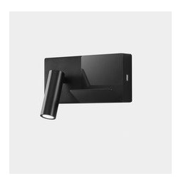 LedsC4 - Aplique ELAMP MINI LED 2W 2700K negro