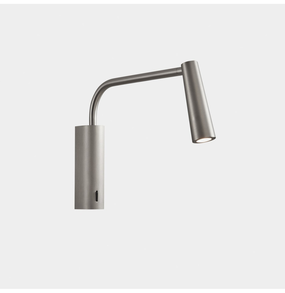 LedsC4 - Aplique GAMMA extend LED 2,1W 2700K 137lm níquel satinado LedsC4 - Aplique GAMMA extend LED 2,1W 2700K 137lm níquel satinado