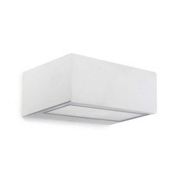 LedsC4 - Aplique IP65 Nemesis LED 90x220mm LED 17,5W 2700K blanco mate 1816lm