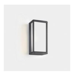 LedsC4 - Aplique IP65 SKAT Mini LED 9W 2700K gris urbano 602lm