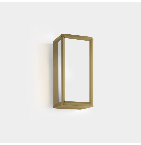 LedsC4 - Aplique IP65 SKAT Mini LED 9W 2700K oro 602lm