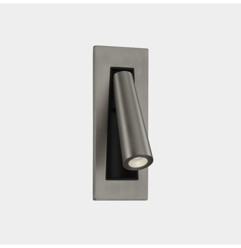 LedsC4 - Aplique empotrado GAMMA LED 2,1W 2700K 137lm negro níquel satinado LedsC4 - Aplique empotrado GAMMA LED 2,1W 2700K 137lm negro níquel satinado