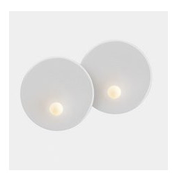 LedsC4 - Aplique TRIP doble 460/460mm E14 7W negro blanco