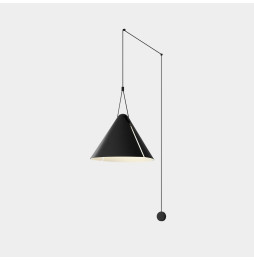 LedsC4 - Aplique Super ATTIC E27 23W negro
