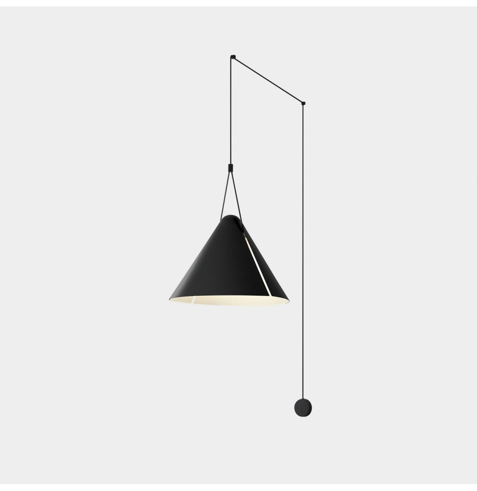 LedsC4 - Aplique Super ATTIC E27 23W negro LedsC4 - Aplique Super ATTIC E27 23W negro