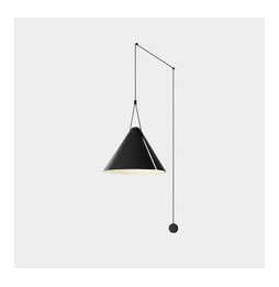LedsC4 - Aplique Super ATTIC E27 23W negro