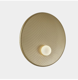LedsC4 - Aplique TRIP 460mm E14 7W negro oro mate