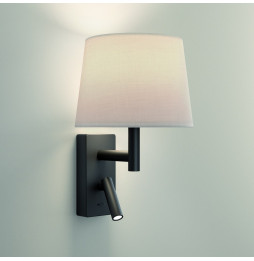 LedsC4 - Aplique METRICA Shade Reader E27 60W negro