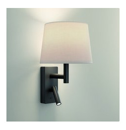LedsC4 - Aplique METRICA Shade Reader E27 60W negro