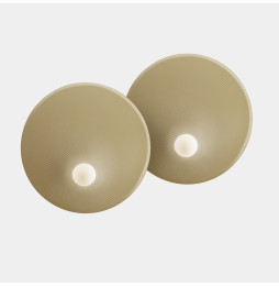 LedsC4 - Aplique TRIP doble 460/460mm E14 7W oro mate