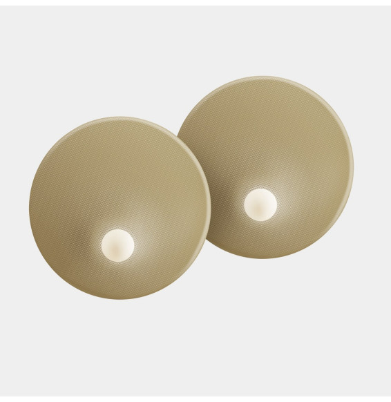 LedsC4 - Aplique TRIP doble 460/460mm E14 7W oro mate