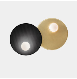 LedsC4 - Aplique TRIP doble 300/300mm E14 7W negro oro mate