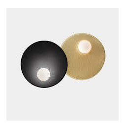 LedsC4 - Aplique TRIP doble 300/300mm E14 7W negro oro mate