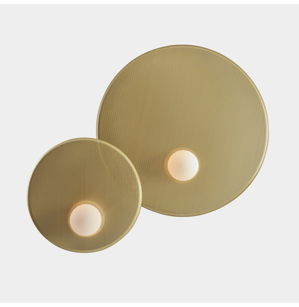 LedsC4 - Aplique TRIP doble 460/300mm E14 7W oro mate